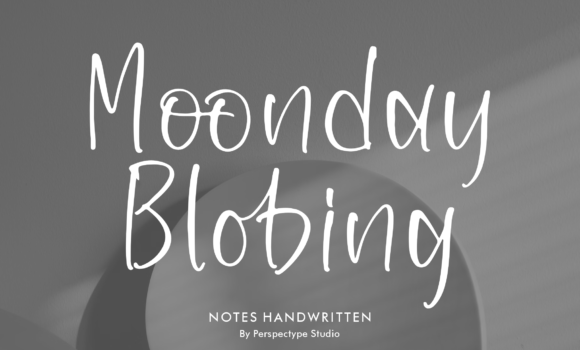 Moonday Blobing Font Fonts Free Download Moonday Blobing Font - Featured Image