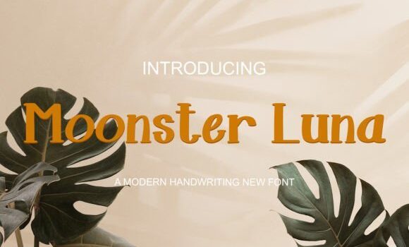 Moonster Luna Font Fonts Free Download Moonster Luna Font - Featured Image