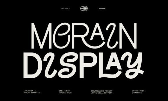 Morain Display Font - Featured Image