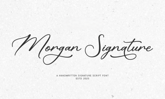 Morgan Signature Font - Featured Image