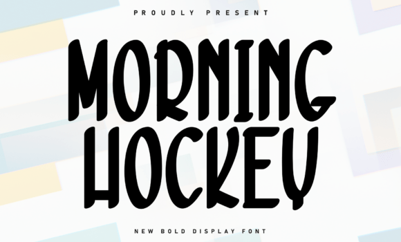 Morning Hockey Font - Featured Image