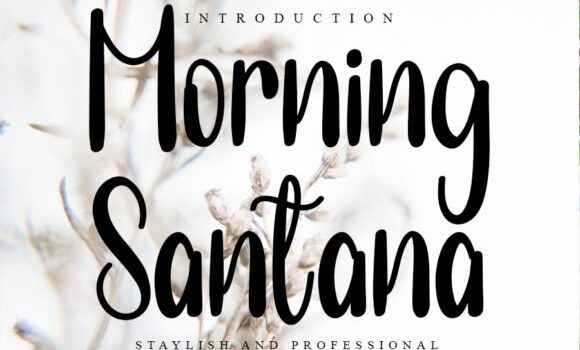 Morning Santana Font - Featured Image