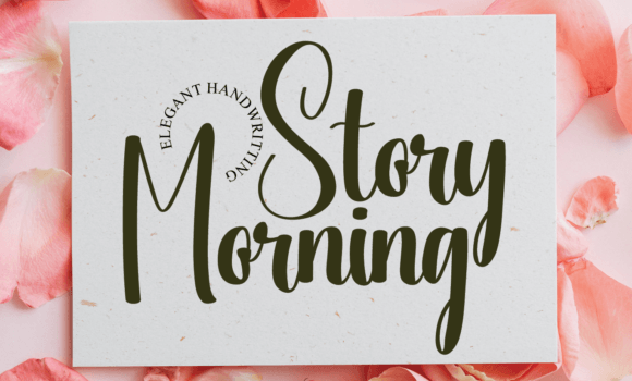 Morning Story Font - Featured Image