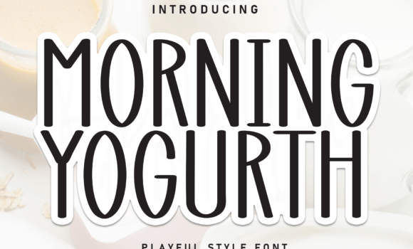 Morning Yogurth Font - Featured Image