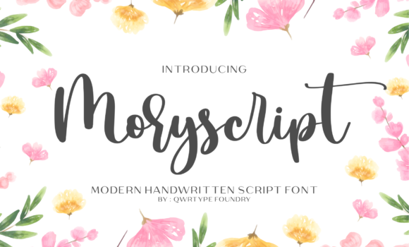 Moryscript Font - Featured Image