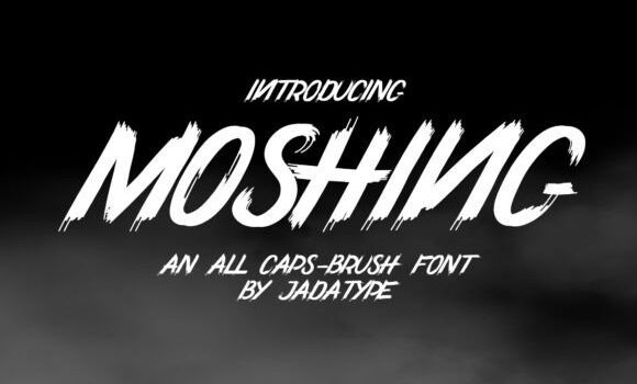 Moshing Font Fonts Free Download Moshing Font - Featured Image
