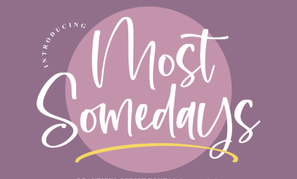 Most Somedays Font - Featured Image