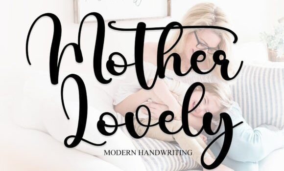 Mother Lovely Font - Featured Image