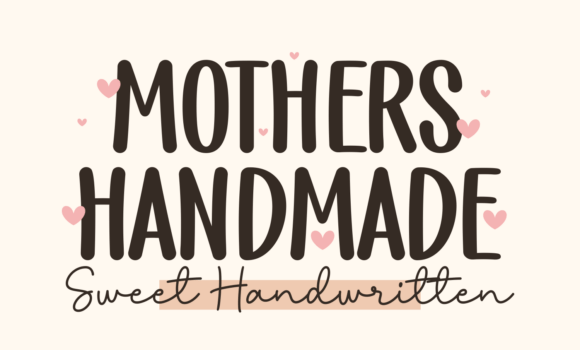 Mothers Handmade Font Fonts Free Download Mothers Handmade Font - Featured Image