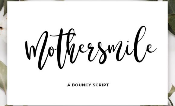 Mothersmile Font - Featured Image