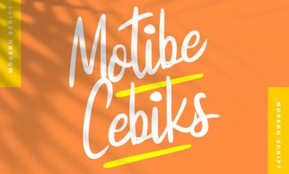 Motibe Cebiks Font - Featured Image