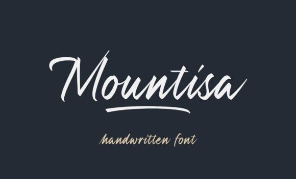 Mountisa Font Fonts Free Download Mountisa Font - Featured Image