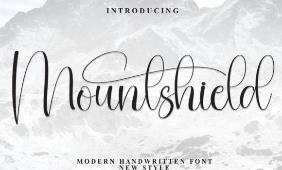 Mountshield Font - Featured Image