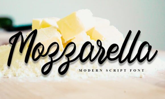 Mozzarella Font - Featured Image