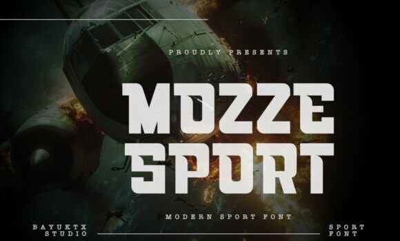 Mozze Sport Font - Featured Image
