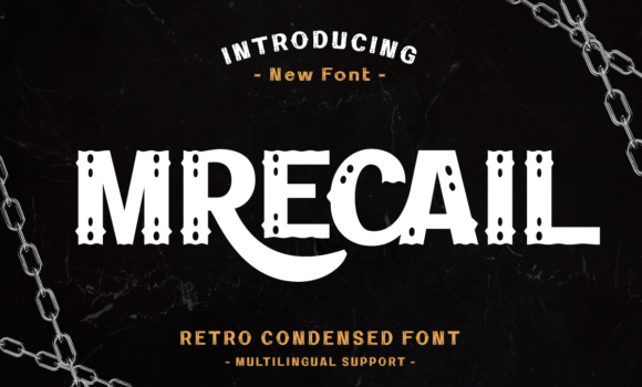 Mrecail Font - Featured Image