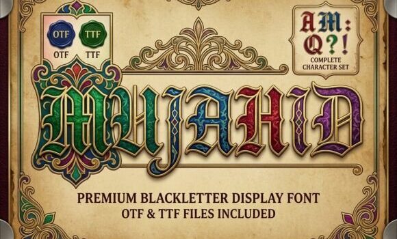 Mujahid Font Fonts Free Download Mujahid Font - Featured Image