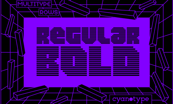 MultiType Rows Regular Bold Font Fonts Free Download MultiType Rows Regular Bold Font - Featured Image