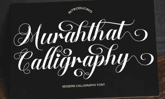 Murahthat Calligraphy Font - Featured Image