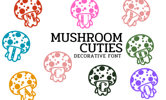 Mushroom Cuties Font Fonts Free Download Mushroom Cuties Font - Featured Image