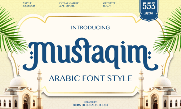 Mustaqim Font - Featured Image