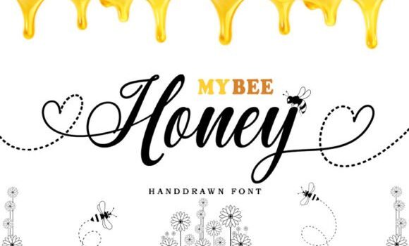 My Bee Honey Font Fonts Free Download My Bee Honey Font - Featured Image