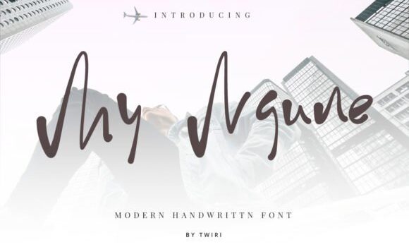 My Ngune Font - Featured Image