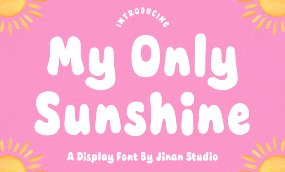 My Only Sunshine Font - Featured Image