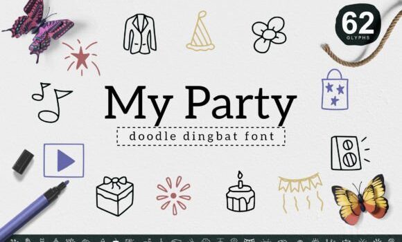My Party Font - Featured Image