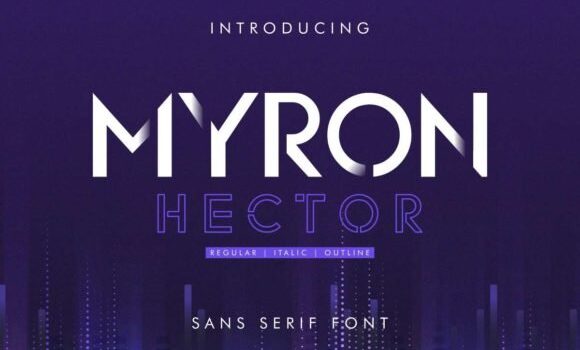 Myron Hector Font Fonts Free Download Myron Hector Font - Featured Image