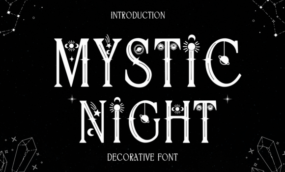 Mystic Night Font - Featured Image