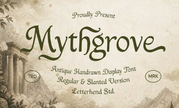 Mythgrove Font Fonts Free Download Mythgrove Font - Featured Image