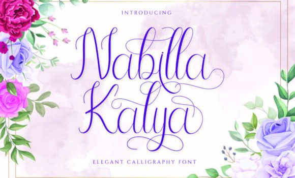 Nabilla Kalya Font - Featured Image