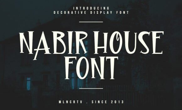 Nabir House Font Fonts Free Download Nabir House Font - Featured Image