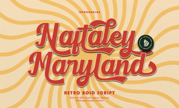Naftaley Maryland Font - Featured Image