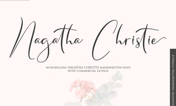 Nagatha Christie Font Fonts Free Download Nagatha Christie Font - Featured Image