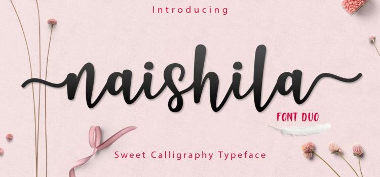 Naishila Script Font Fonts Free Download Naishila Script Font - Featured Image