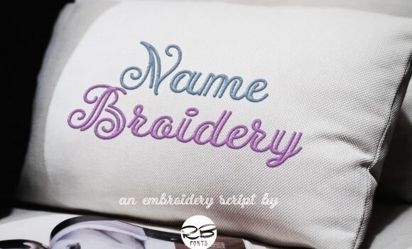 Name Broidery Font - Featured Image
