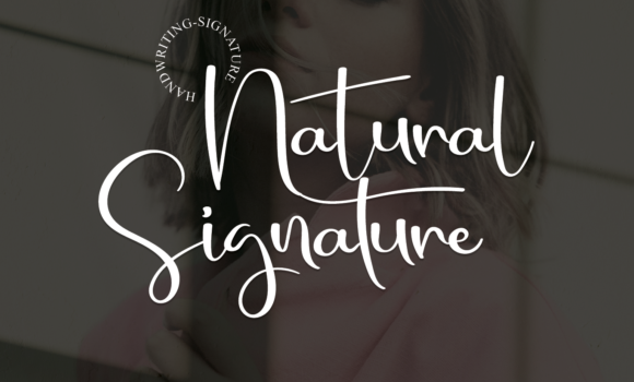 Natural Signature Font Fonts Free Download Natural Signature Font - Featured Image