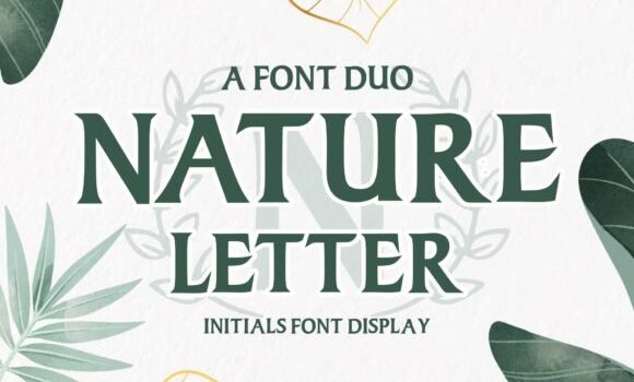 Nature Letter Font Fonts Free Download Nature Letter Font - Featured Image