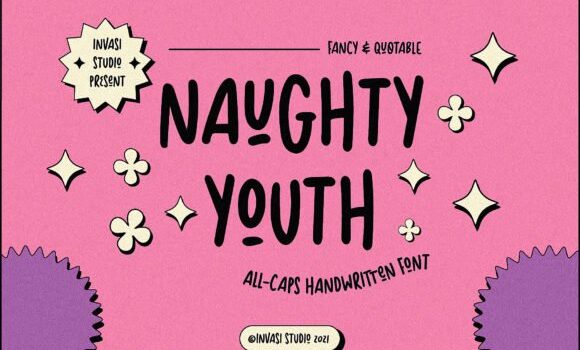 Naughty Youth Font Fonts Free Download Naughty Youth Font - Featured Image