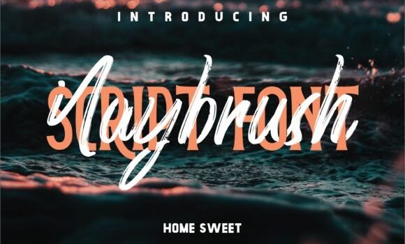 Naybrushy Font - Featured Image