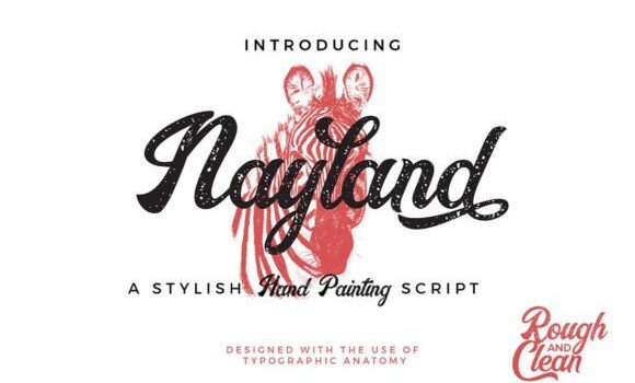 Nayland Font Fonts Free Download Nayland Font - Featured Image