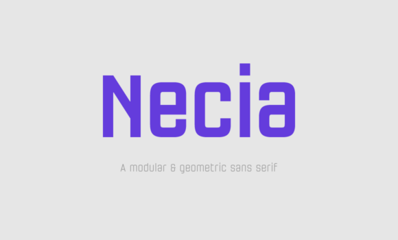 Necia Family Font - Featured Image