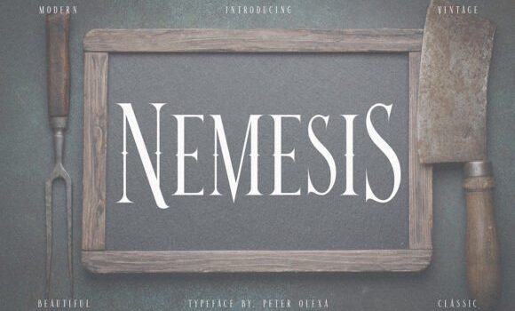 Nemesis Font - Featured Image