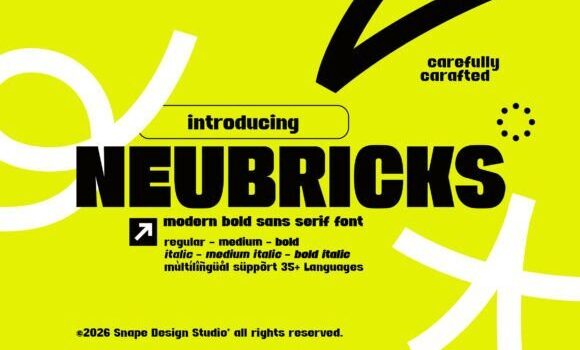 Neubricks Font - Featured Image