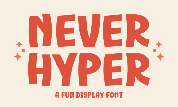 Never Hyper Font - Featured Image