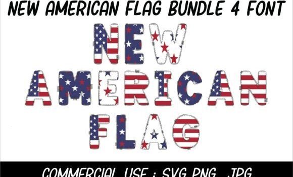 New American Flag Font - Featured Image