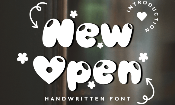 New Open Font - Featured Image