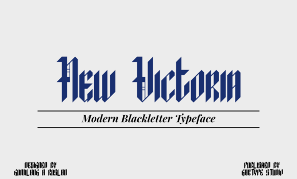 New Victoria Font - Featured Image